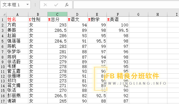 如何利用wps电子表快速设置均衡分班?